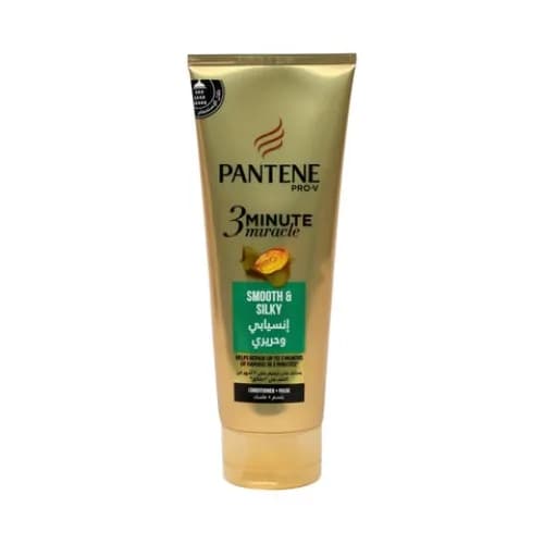 Pantene Pro-V 3 Minute Miracle Smooth & Silky Conditioner + Mask 200 ml