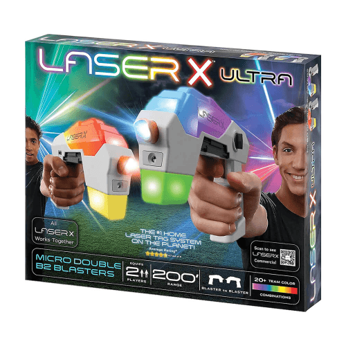 Laser X Ultra Micro Double B2 Blasters Set (2 Pack)