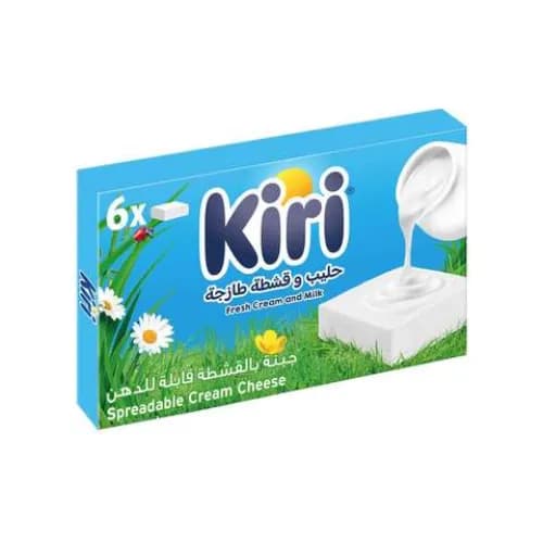 Kiri Spreadable Cream Cheese Squares, 6 Portions, 108G