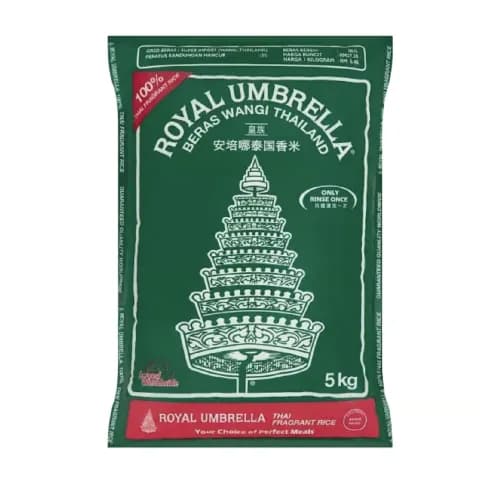 Royal Umbrella Thai Fragrant Rice 5Kg