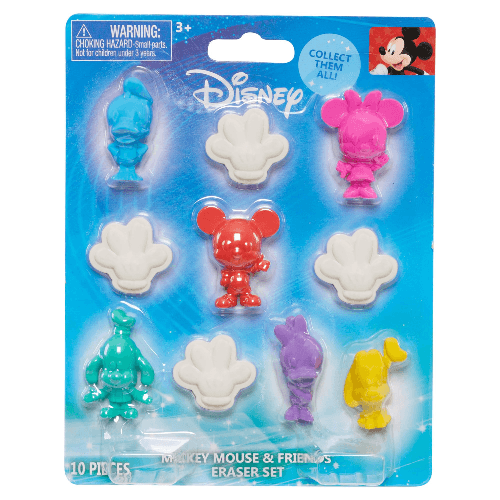Disney Mickey Mouse & Friends Eraser Set (10 Pieces)