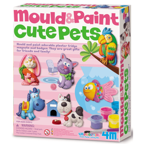 Mould & Paint Cute Pets Craft Kit