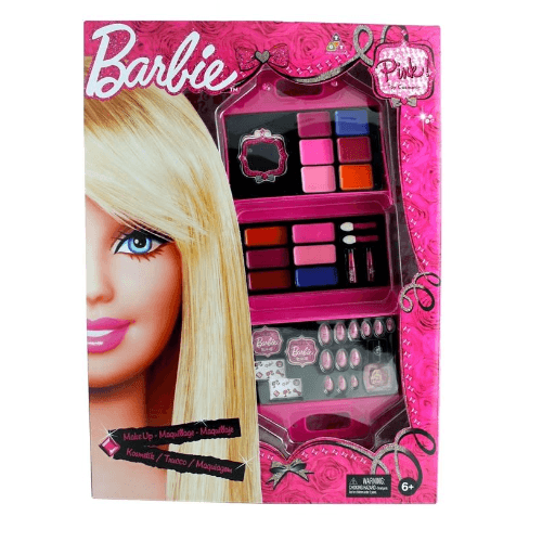 Barbie Big Handbag Makeup Toy Cosmetic Set for 5+ Years