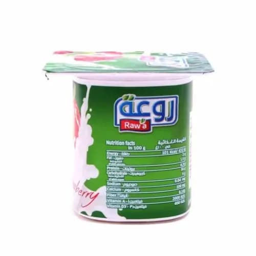 Raw'A Bifidus Yougurt Strawberry 100G