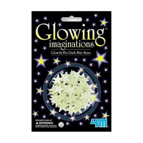 Glowing Imaginations Glow Mini Stars (60 Pieces)