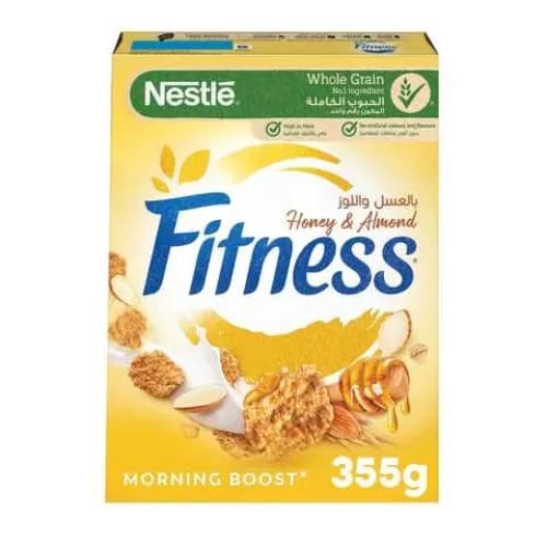 Nestlé Fitness Honey & Almond Breakfast Cereal 355g