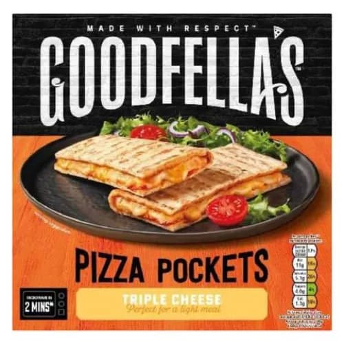 Goodfellas Pizza Pockets Triple Cheese 250G