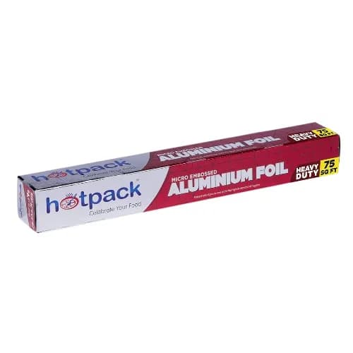 Hotpack Aluminium Foil Embossed 75 Sq Ft