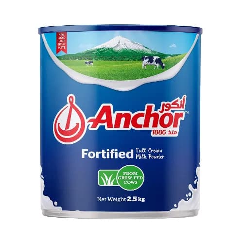 Anchor Full Cream Milk Powder 2.5Kg