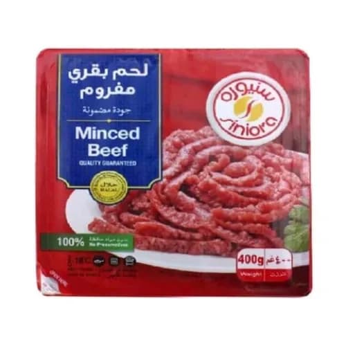 Siniora Minced Beef Tray 400G