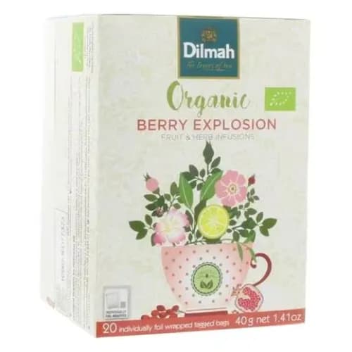 Dilmah Organic Tea Berry Explosion 20 Sachets, 40G