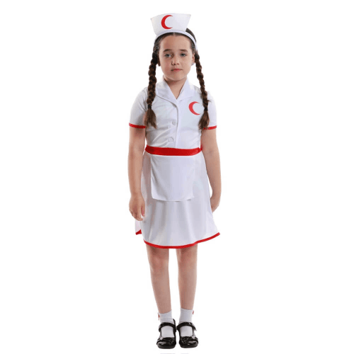 Mad Costumes Red Crescent Nurse Costume For Girls (Small)