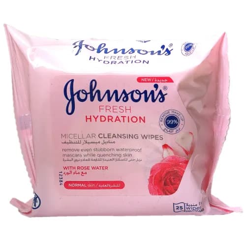 J&J Makeup Remover Wipes 25'S (Z023)