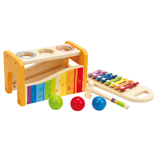 Hape Pound And Tap Bench (6 Pieces)