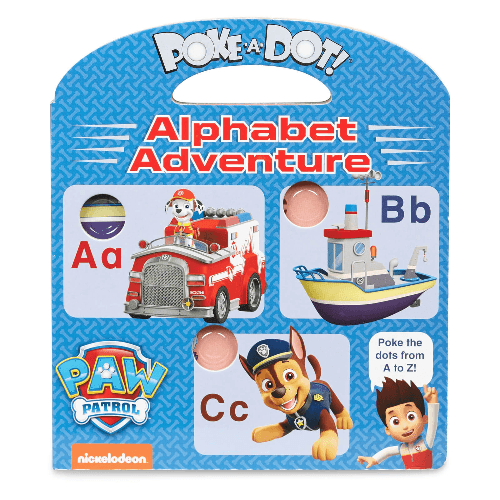 Melissa & Doug Paw Patrol Poke-A-Dot Alphabet Adventure Book