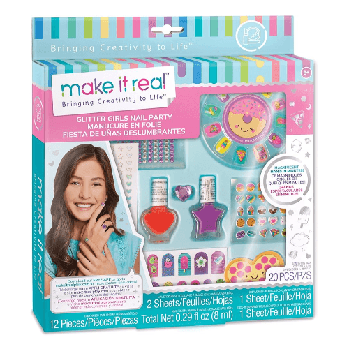 Make It Real Glitter Girls Nail Party Kit for 8+ Years