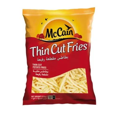 Mccain Thin Cut Potato French Fries 2.5Kg