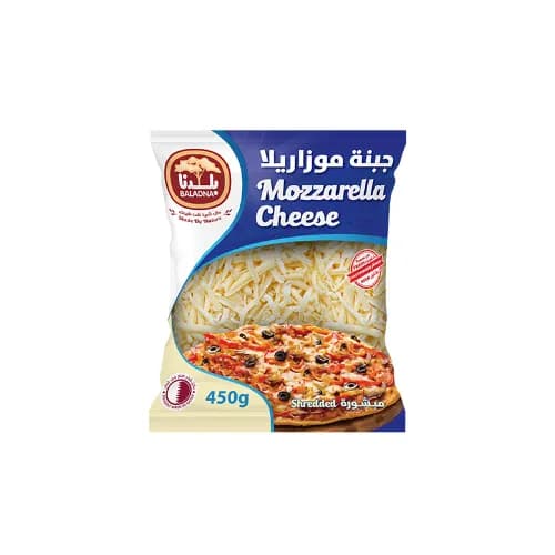 Baladna Shredded Mozzarella Cheese 450G