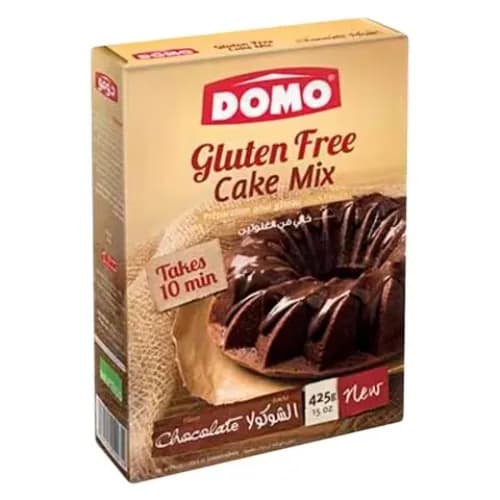 Domo Cake Mix Powder Chocolate Gluten Free 425G