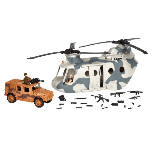 True Heroes Sentinel 1 Helicopter Transport Playset