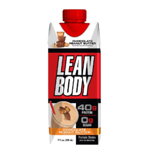 Lean Body Chocolate Peanut Butter Zero Sugar Protein Shake 40 G Protein 500 Ml
