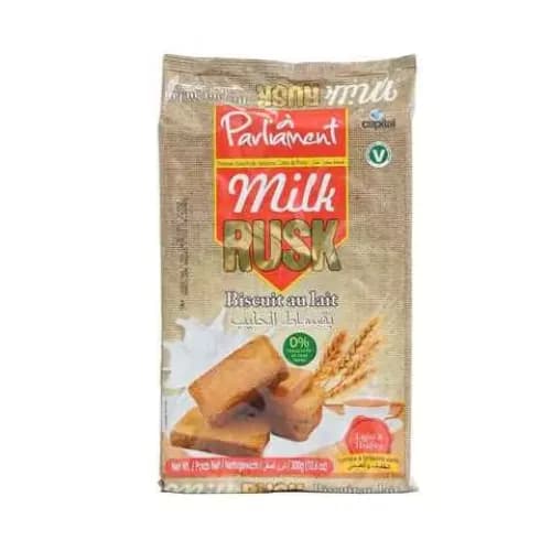 Parliament Milk Rusks - GMO free, trans fat free, vegetarian 300 gr