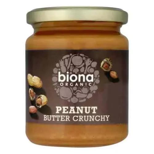 Biona Organic Peanut Butter Crunchy Salted 250G