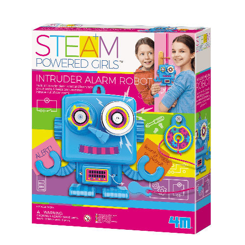 Steam Powered Girls Intruder Alarm Robot Kit