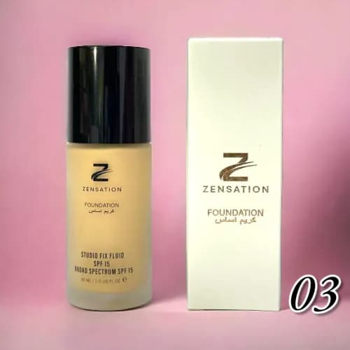 Zensation - Studio Fix Fluid Spf15 Broad Spectrum Foundation 03