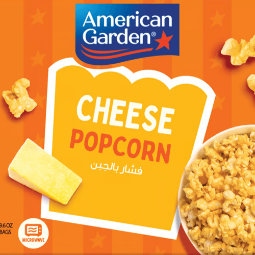 American Garden Microwave Cheese Popcorn Gluten Free 273g