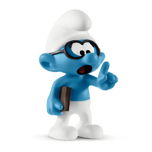 Brainy Smurf Figure