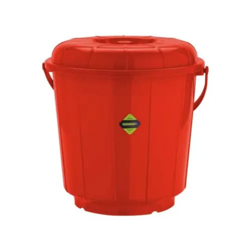 Family Plastic Bucket W/Lid 5Ltr