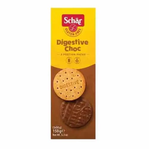 Dr. Schar Sem Gluten Chocolate Biscoitos 150G