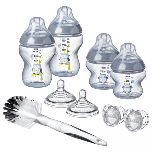 Tommee Tippee Closer To Nature Feeding Bottle Kit, Starter Set - Boy