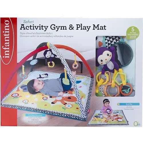 Infantino - Safari Activity Gym & Play Mat