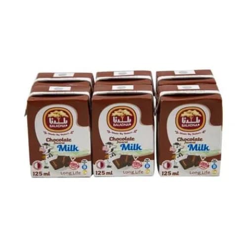 Baladna Chocolate Flavoured Milk 125Ml X6