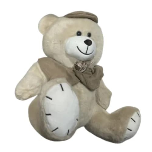 Bear Plush Toys Big Size Brown Color 35CM  (Age 3+)