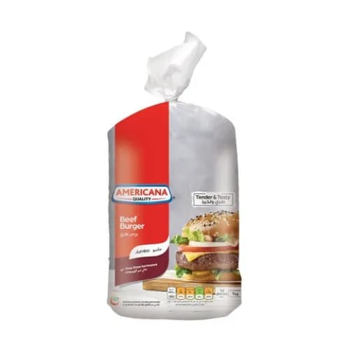 Americana Jumbo Beef Burgers 1Kg