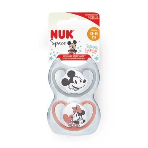 Nuk Pacifier Ages 0-6 Mickey Mouse Spice 2