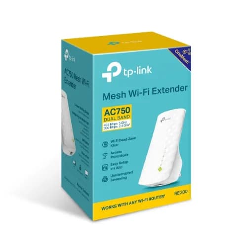 Re200 Ac750 Mesh Wi-Fi Range Extender