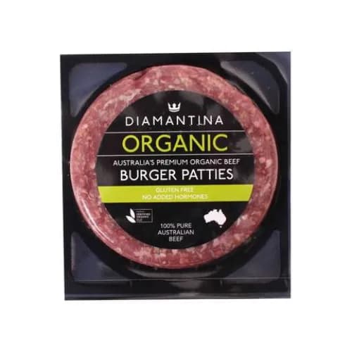 Australian Organic Beef Burger Patties 150Gr