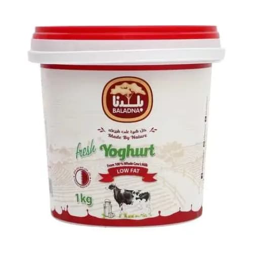 Baladna Fresh Yoghurt Low Fat 1Kg