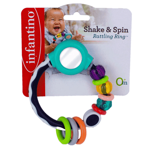 Infantino - Shake & Spin Rattling Ring