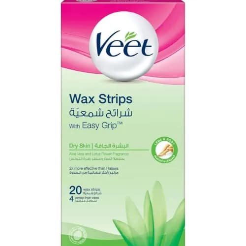 Veet Cold Wax Strips Dry Skin 20'S (02000)