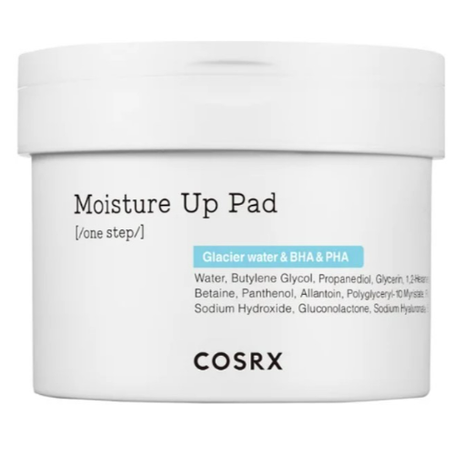 Cosrx One Step Moisture Up Pad Glacier Water Bha & Pha 70'S