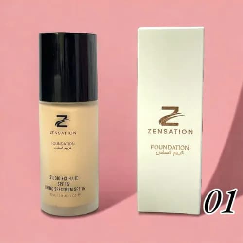 Zensation - Studio Fix Fluid Spf15 Broad Spectrum Foundation 01