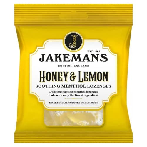 Jakemans Honey & Lemon Menthol Cough Drops 73 G