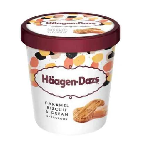 Haagen Dazs Ice Cream With Speculoos Caramel Biscuit 460Ml