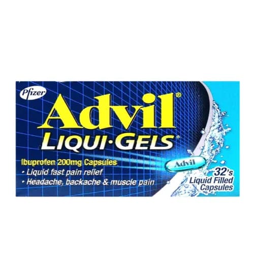 Advil Liquid Gels 32S