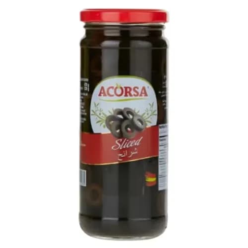 Acorsa Sliced Blk Oliv Btl470G